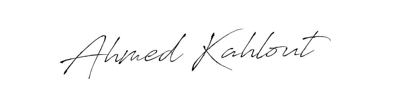 Create a beautiful signature design for name Ahmed Kahlout. With this signature (Antro_Vectra) fonts, you can make a handwritten signature for free. Ahmed Kahlout signature style 6 images and pictures png