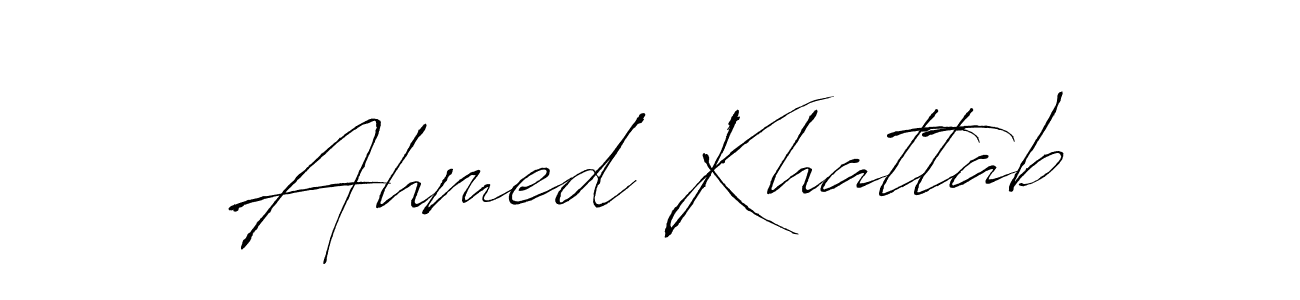 Make a beautiful signature design for name Ahmed Khattab. Use this online signature maker to create a handwritten signature for free. Ahmed Khattab signature style 6 images and pictures png