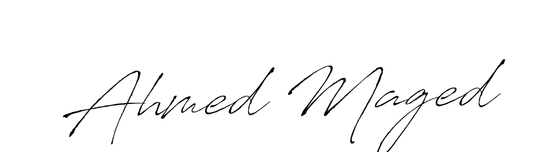 Also we have Ahmed Maged name is the best signature style. Create professional handwritten signature collection using Antro_Vectra autograph style. Ahmed Maged signature style 6 images and pictures png