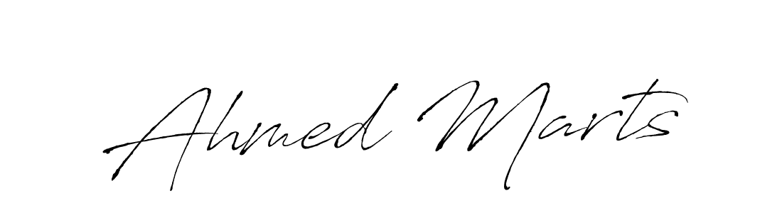 Make a beautiful signature design for name Ahmed Marts. With this signature (Antro_Vectra) style, you can create a handwritten signature for free. Ahmed Marts signature style 6 images and pictures png