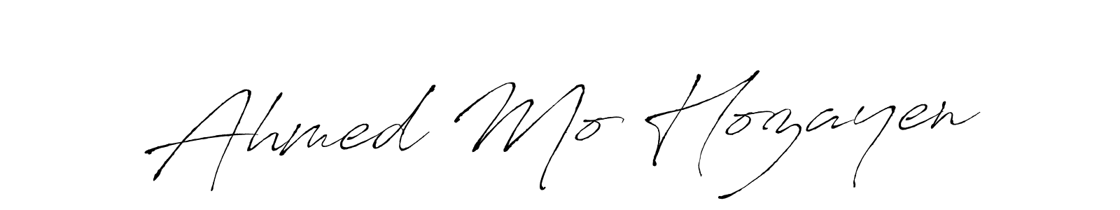 Also we have Ahmed Mo Hozayen name is the best signature style. Create professional handwritten signature collection using Antro_Vectra autograph style. Ahmed Mo Hozayen signature style 6 images and pictures png