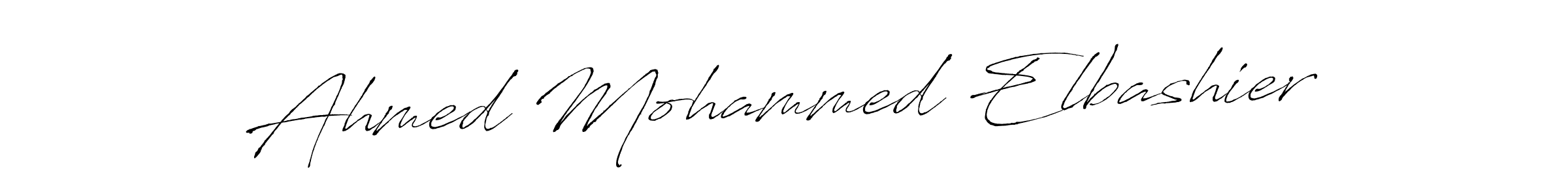 Make a beautiful signature design for name Ahmed Mohammed Elbashier. Use this online signature maker to create a handwritten signature for free. Ahmed Mohammed Elbashier signature style 6 images and pictures png