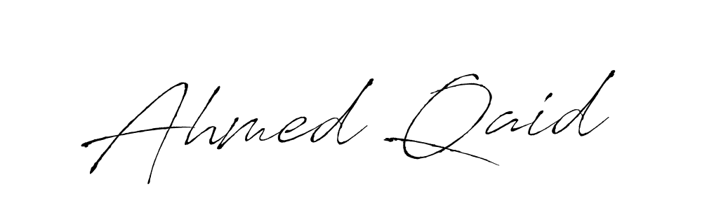 Design your own signature with our free online signature maker. With this signature software, you can create a handwritten (Antro_Vectra) signature for name Ahmed Qaid. Ahmed Qaid signature style 6 images and pictures png