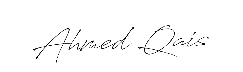 Design your own signature with our free online signature maker. With this signature software, you can create a handwritten (Antro_Vectra) signature for name Ahmed Qais. Ahmed Qais signature style 6 images and pictures png