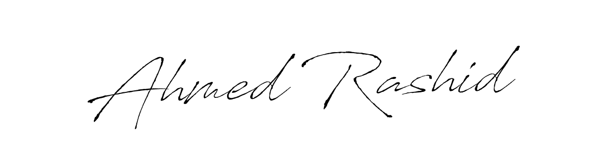 Make a beautiful signature design for name Ahmed Rashid. With this signature (Antro_Vectra) style, you can create a handwritten signature for free. Ahmed Rashid signature style 6 images and pictures png