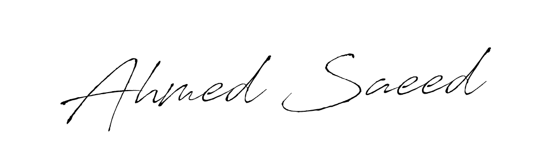 The best way (Antro_Vectra) to make a short signature is to pick only two or three words in your name. The name Ahmed Saeed include a total of six letters. For converting this name. Ahmed Saeed signature style 6 images and pictures png