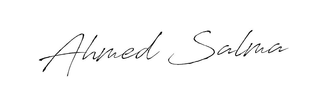 It looks lik you need a new signature style for name Ahmed Salma. Design unique handwritten (Antro_Vectra) signature with our free signature maker in just a few clicks. Ahmed Salma signature style 6 images and pictures png