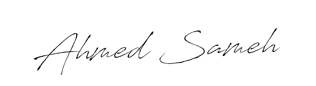 Ahmed Sameh stylish signature style. Best Handwritten Sign (Antro_Vectra) for my name. Handwritten Signature Collection Ideas for my name Ahmed Sameh. Ahmed Sameh signature style 6 images and pictures png