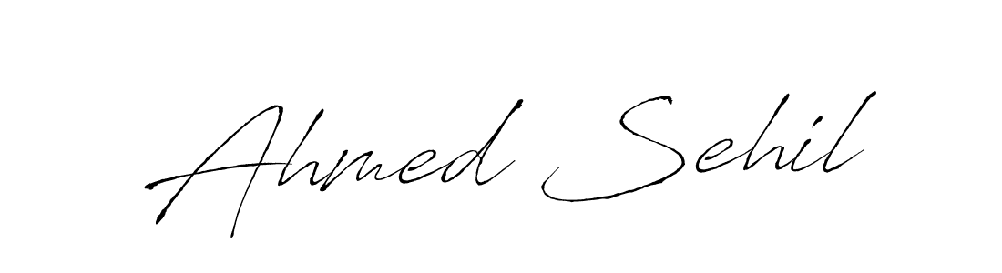 Antro_Vectra is a professional signature style that is perfect for those who want to add a touch of class to their signature. It is also a great choice for those who want to make their signature more unique. Get Ahmed Sehil name to fancy signature for free. Ahmed Sehil signature style 6 images and pictures png