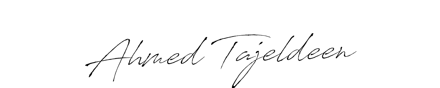 Use a signature maker to create a handwritten signature online. With this signature software, you can design (Antro_Vectra) your own signature for name Ahmed Tajeldeen. Ahmed Tajeldeen signature style 6 images and pictures png