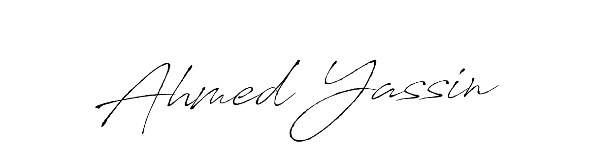 Use a signature maker to create a handwritten signature online. With this signature software, you can design (Antro_Vectra) your own signature for name Ahmed Yassin. Ahmed Yassin signature style 6 images and pictures png