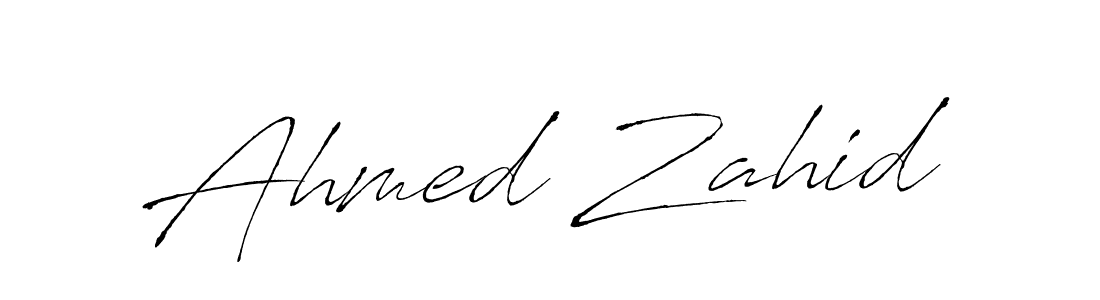 Use a signature maker to create a handwritten signature online. With this signature software, you can design (Antro_Vectra) your own signature for name Ahmed Zahid. Ahmed Zahid signature style 6 images and pictures png