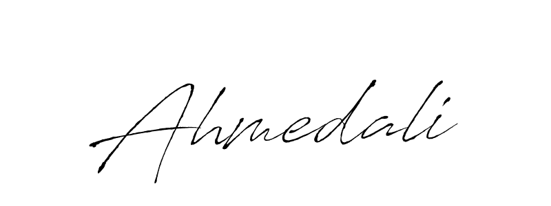 Also we have Ahmedali name is the best signature style. Create professional handwritten signature collection using Antro_Vectra autograph style. Ahmedali signature style 6 images and pictures png