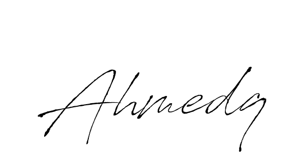 This is the best signature style for the Ahmedq name. Also you like these signature font (Antro_Vectra). Mix name signature. Ahmedq signature style 6 images and pictures png