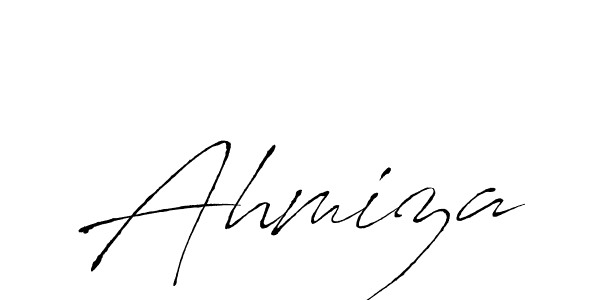 The best way (Antro_Vectra) to make a short signature is to pick only two or three words in your name. The name Ahmiza include a total of six letters. For converting this name. Ahmiza signature style 6 images and pictures png