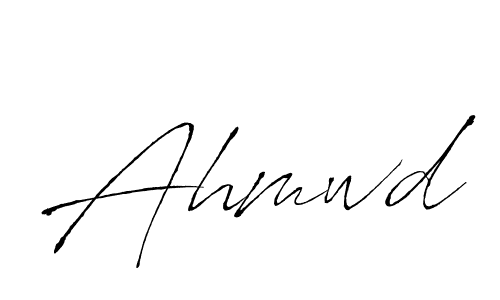 if you are searching for the best signature style for your name Ahmwd. so please give up your signature search. here we have designed multiple signature styles  using Antro_Vectra. Ahmwd signature style 6 images and pictures png