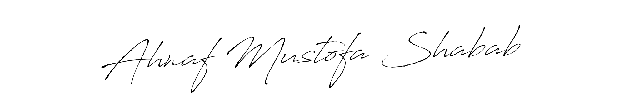 The best way (Antro_Vectra) to make a short signature is to pick only two or three words in your name. The name Ahnaf Mustofa Shabab include a total of six letters. For converting this name. Ahnaf Mustofa Shabab signature style 6 images and pictures png