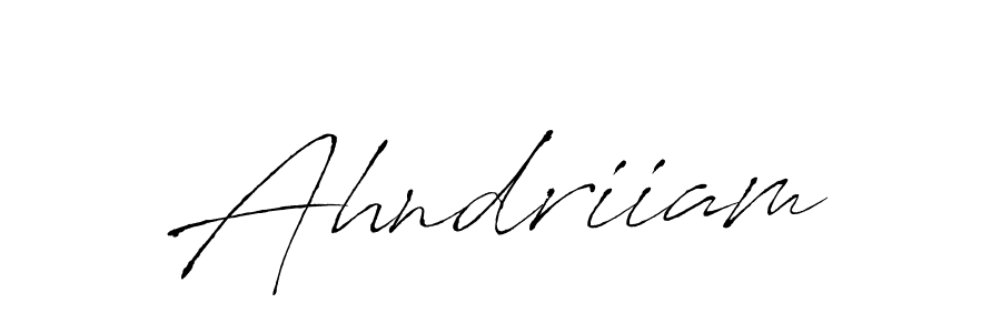 Make a beautiful signature design for name Ahndriiam. Use this online signature maker to create a handwritten signature for free. Ahndriiam signature style 6 images and pictures png
