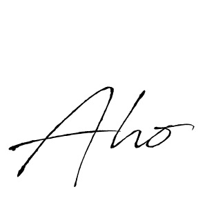 How to Draw Aho signature style? Antro_Vectra is a latest design signature styles for name Aho. Aho signature style 6 images and pictures png