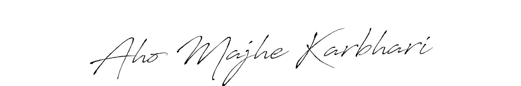 You can use this online signature creator to create a handwritten signature for the name Aho Majhe Karbhari. This is the best online autograph maker. Aho Majhe Karbhari signature style 6 images and pictures png