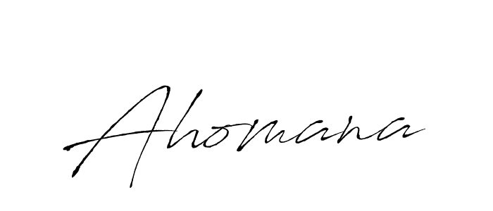 Once you've used our free online signature maker to create your best signature Antro_Vectra style, it's time to enjoy all of the benefits that Ahomana name signing documents. Ahomana signature style 6 images and pictures png