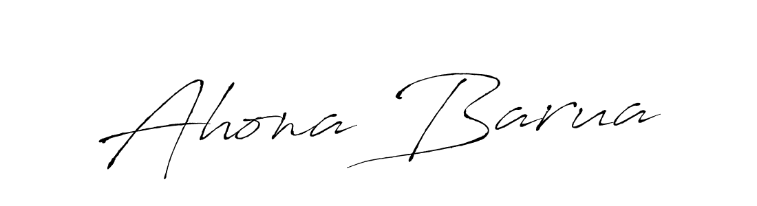 Ahona Barua stylish signature style. Best Handwritten Sign (Antro_Vectra) for my name. Handwritten Signature Collection Ideas for my name Ahona Barua. Ahona Barua signature style 6 images and pictures png