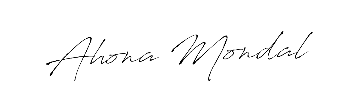 You should practise on your own different ways (Antro_Vectra) to write your name (Ahona Mondal) in signature. don't let someone else do it for you. Ahona Mondal signature style 6 images and pictures png