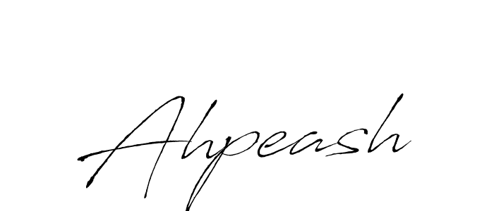 How to make Ahpeash signature? Antro_Vectra is a professional autograph style. Create handwritten signature for Ahpeash name. Ahpeash signature style 6 images and pictures png