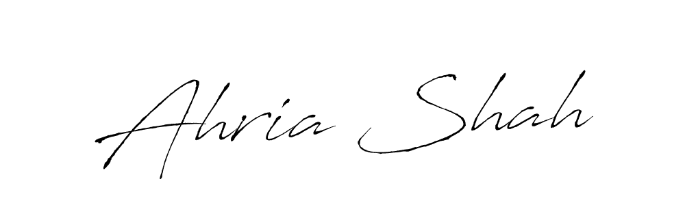 Also we have Ahria Shah name is the best signature style. Create professional handwritten signature collection using Antro_Vectra autograph style. Ahria Shah signature style 6 images and pictures png