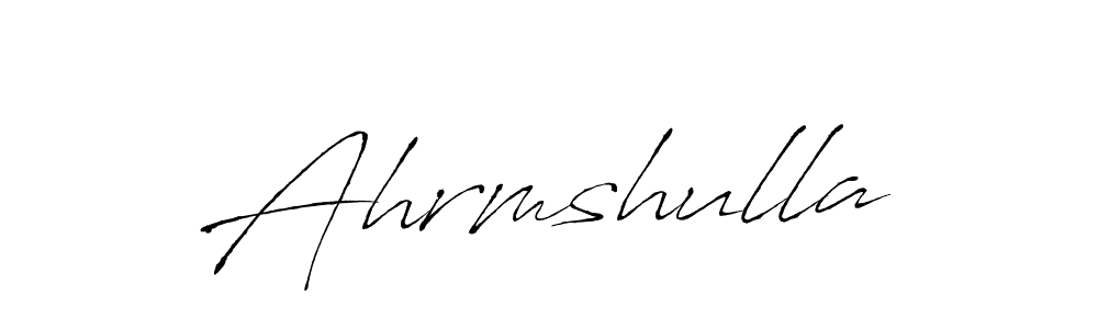 It looks lik you need a new signature style for name Ahrmshulla. Design unique handwritten (Antro_Vectra) signature with our free signature maker in just a few clicks. Ahrmshulla signature style 6 images and pictures png