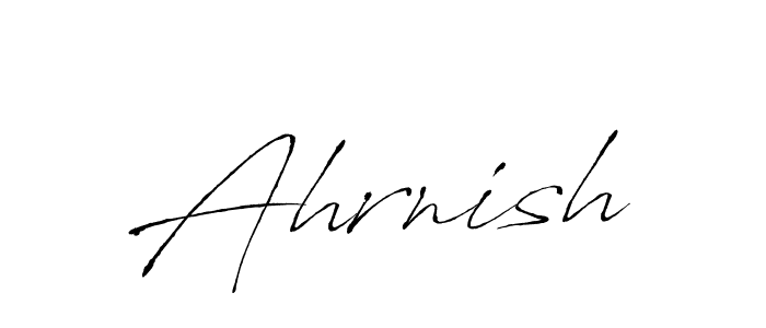 Also we have Ahrnish name is the best signature style. Create professional handwritten signature collection using Antro_Vectra autograph style. Ahrnish signature style 6 images and pictures png