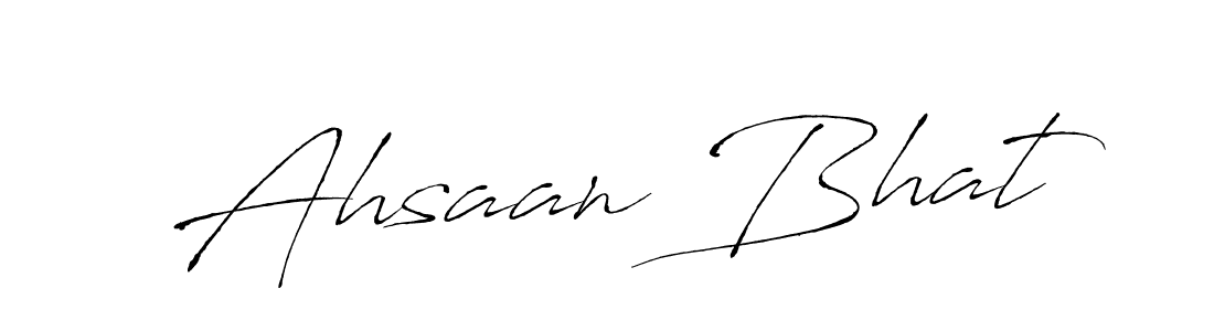 Design your own signature with our free online signature maker. With this signature software, you can create a handwritten (Antro_Vectra) signature for name Ahsaan Bhat. Ahsaan Bhat signature style 6 images and pictures png