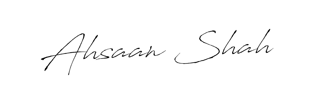 Create a beautiful signature design for name Ahsaan Shah. With this signature (Antro_Vectra) fonts, you can make a handwritten signature for free. Ahsaan Shah signature style 6 images and pictures png