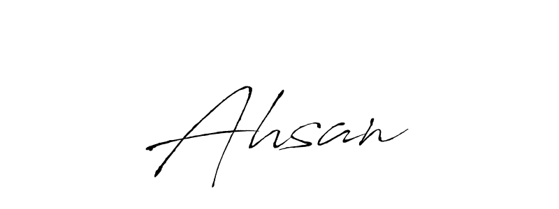 Design your own signature with our free online signature maker. With this signature software, you can create a handwritten (Antro_Vectra) signature for name Ahsan…. Ahsan… signature style 6 images and pictures png