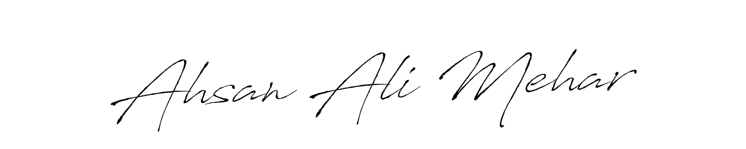 Make a beautiful signature design for name Ahsan Ali Mehar. Use this online signature maker to create a handwritten signature for free. Ahsan Ali Mehar signature style 6 images and pictures png