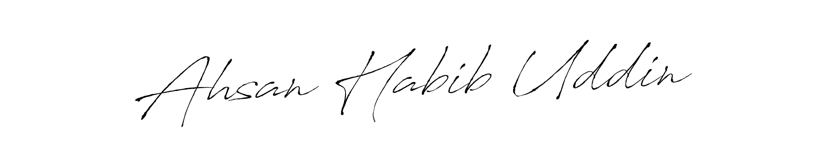 It looks lik you need a new signature style for name Ahsan Habib Uddin. Design unique handwritten (Antro_Vectra) signature with our free signature maker in just a few clicks. Ahsan Habib Uddin signature style 6 images and pictures png