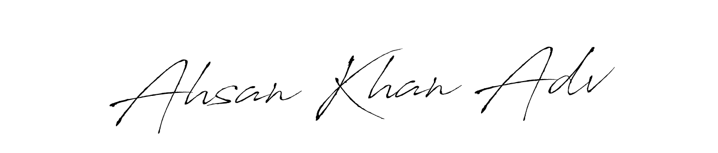 You should practise on your own different ways (Antro_Vectra) to write your name (Ahsan Khan Adv) in signature. don't let someone else do it for you. Ahsan Khan Adv signature style 6 images and pictures png