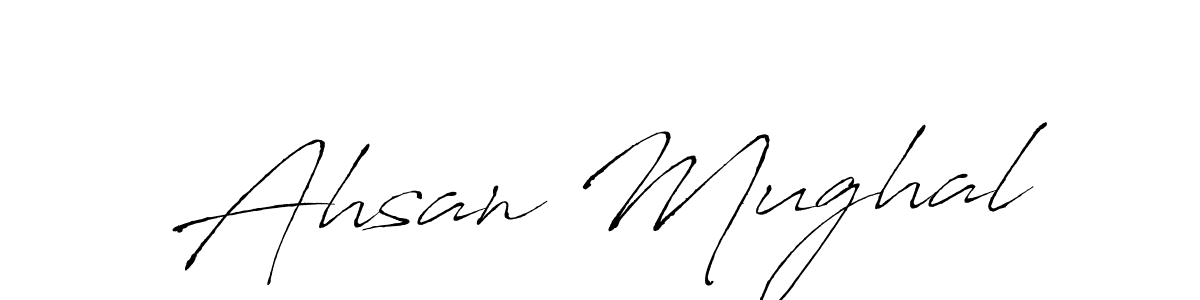 The best way (Antro_Vectra) to make a short signature is to pick only two or three words in your name. The name Ahsan Mughal include a total of six letters. For converting this name. Ahsan Mughal signature style 6 images and pictures png