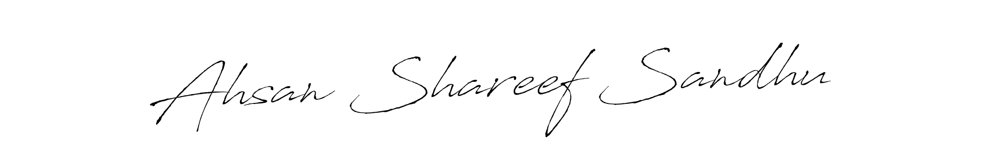 You should practise on your own different ways (Antro_Vectra) to write your name (Ahsan Shareef Sandhu) in signature. don't let someone else do it for you. Ahsan Shareef Sandhu signature style 6 images and pictures png