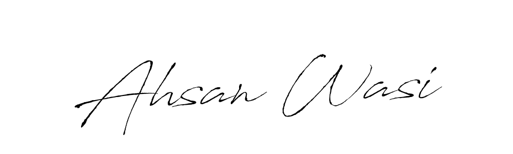 Similarly Antro_Vectra is the best handwritten signature design. Signature creator online .You can use it as an online autograph creator for name Ahsan Wasi. Ahsan Wasi signature style 6 images and pictures png
