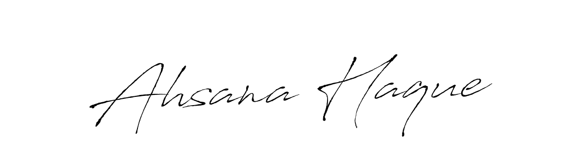 The best way (Antro_Vectra) to make a short signature is to pick only two or three words in your name. The name Ahsana Haque include a total of six letters. For converting this name. Ahsana Haque signature style 6 images and pictures png