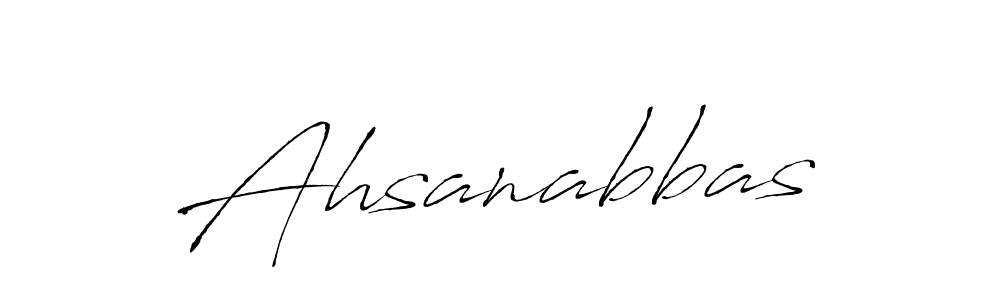 It looks lik you need a new signature style for name Ahsanabbas. Design unique handwritten (Antro_Vectra) signature with our free signature maker in just a few clicks. Ahsanabbas signature style 6 images and pictures png