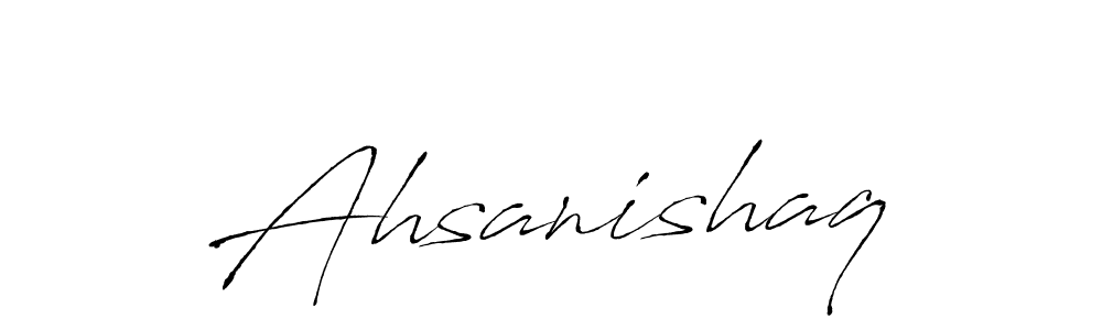 The best way (Antro_Vectra) to make a short signature is to pick only two or three words in your name. The name Ahsanishaq include a total of six letters. For converting this name. Ahsanishaq signature style 6 images and pictures png