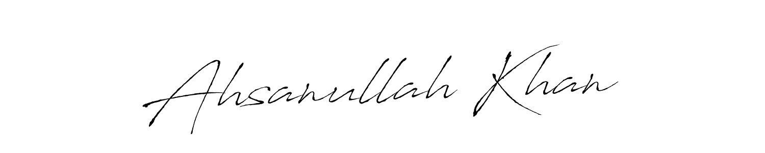 Similarly Antro_Vectra is the best handwritten signature design. Signature creator online .You can use it as an online autograph creator for name Ahsanullah Khan. Ahsanullah Khan signature style 6 images and pictures png