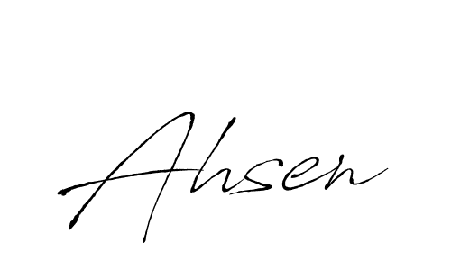 The best way (Antro_Vectra) to make a short signature is to pick only two or three words in your name. The name Ahsen include a total of six letters. For converting this name. Ahsen signature style 6 images and pictures png