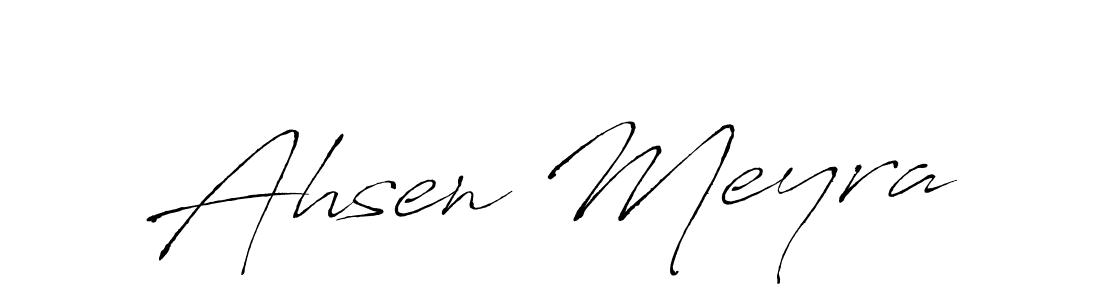 Similarly Antro_Vectra is the best handwritten signature design. Signature creator online .You can use it as an online autograph creator for name Ahsen Meyra. Ahsen Meyra signature style 6 images and pictures png