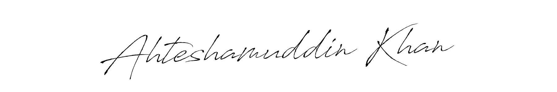 You can use this online signature creator to create a handwritten signature for the name Ahteshamuddin Khan. This is the best online autograph maker. Ahteshamuddin Khan signature style 6 images and pictures png