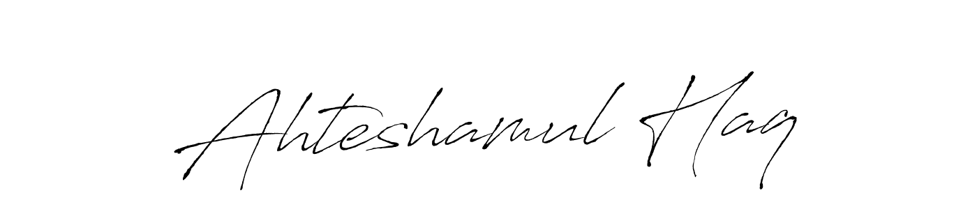 Use a signature maker to create a handwritten signature online. With this signature software, you can design (Antro_Vectra) your own signature for name Ahteshamul Haq. Ahteshamul Haq signature style 6 images and pictures png