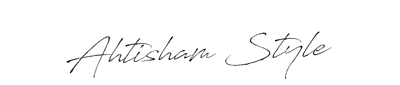 Create a beautiful signature design for name Ahtisham Style. With this signature (Antro_Vectra) fonts, you can make a handwritten signature for free. Ahtisham Style signature style 6 images and pictures png