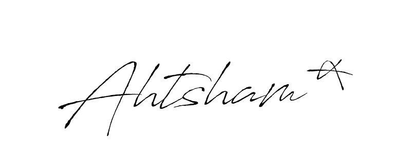 Make a beautiful signature design for name Ahtsham*. Use this online signature maker to create a handwritten signature for free. Ahtsham* signature style 6 images and pictures png